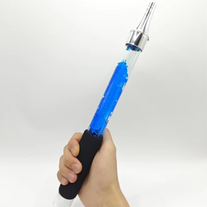 Narguilé d'été <span class=keywords><strong>à</strong></span> longue tige en acrylique avec poignée unique en acier inoxydable, accessoires de chicha, technique de laque - Product Image 1
