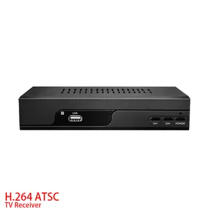 Wholesale Full HD Receive Multi-language ATSC-T Set-top box terrestrial digital tv receiver H.264 atsc receiver
