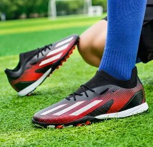 프로 모션 제품 높은 품질 높은 최고 축구 신발 미끄럼 고무 댐핑 Futbol 축구 신발