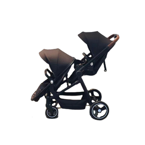 2023 một tay gấp dễ dàng có thể gập lại Trọng lượng nhẹ en1888 giấy chứng nhận Twin xe đẩy em bé cho hai trẻ em - Product Image 3