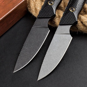 Couteau de chasse à lame fixe BM Raghorn 15600OR, manche intégral, acier inoxydable D2, avec étui, couteau de camping EDC pour extérieur, OEM - Product Image 2