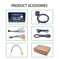 Pantalla táctil de Radio Android para coche personalizada de fábrica 2 + 32G 4 + 64G Chip PCB de buena calidad 2 Din con juego de coche