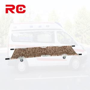 Tandu kamuflase aluminium dengan roda, alat perenggang Penyelamatan Api rumah sakit darurat aluminium dengan roda - Product Image 2