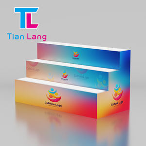 Nuevo diseño, Feria Comercial portátil de 4 pies, publicidad, tela bloqueable de aluminio, soportes acrílicos, Mostrador de exhibición de mesa frontal Modular - Product Image 5