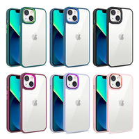 Casing HP Transparan PC TPU 2-in-1 Model Street Fashion untuk 13/12/11 Pro Max Anti Benturan Berbagai Warna Grosir