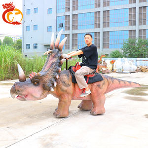 Manège de dinosaures pour <span class=keywords><strong>parc</strong></span> d'attractions, manège pour enfants, robot dinosaure, dinosaures montables, manèges à pièces - Product Image 2