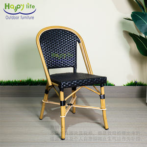 खुश जीवन फर्नीचर की क्लासिक आउटडोर रतन कुर्सी आधुनिक डिजाइन के साथ आधुनिक डिजाइन धातु एल्यूमीनियम फ्रेम के साथ - Product Image 6