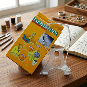 Loupe de table DK-640 |   Loupe de poche en plastique sans lumière pour la lecture, le tricot et la réparation - Product Image 4