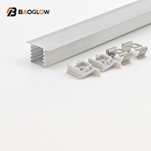 โปรไฟล์อะลูมิเนียมสำหรับติดตั้งไฟ LED แบบปรับแต่งได้ ขนาด 15*15 รุ่นใหม่ สำหรับพื้นห้องครัว ผนัง และรถยนต์ พร้อมช่องใส่ไฟ LED - Product Image 1
