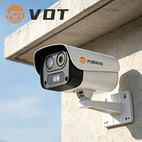 Caméra thermique bi-spectrale 640x512 5MP avec lumière visible IP66 NETD 40mk Mesure de température Détection d'incendie