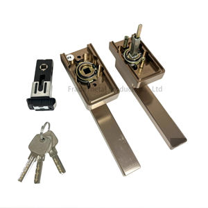 Precio al por mayor Tirador de puerta de hotel Cerraduras Privacidad Baño Cerraduras de puerta de casa móvil Cerradura de puerta de vidrio - Product Image 6