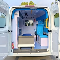 Ambulancia de Estructura de Acero Resistente en Oferta, Ambulancia de Traslado y Monitoreo de Pacientes para Instituciones Médicas