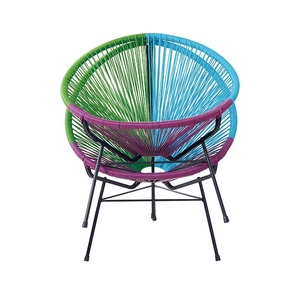 Stackable giải trí <span class=keywords><strong>3</strong></span> mảnh ban công <span class=keywords><strong>Patio</strong></span> <span class=keywords><strong>wicker</strong></span> đồ nội thất nhôm ngoài trời Vườn mây acapulco Ghế bộ - Product Image 6