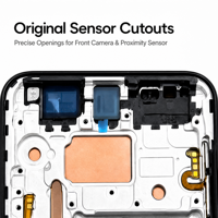 Écran LCD d'origine de haute qualité avec châssis pour Samsung Galaxy S21, S22, S23, S24, S25 – Pièce de rechange