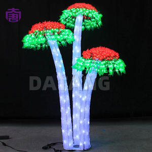 Lumière LED en forme de champignon en PVC imperméable pour décoration extérieure de Noël et d'aménagement paysager pour la décoration de festivals - Product Image 5