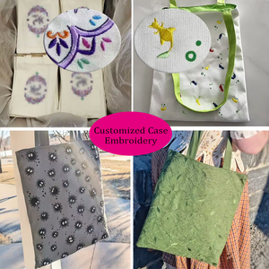 Sacs fourre-tout de luxe personnalisés imprimés pour femme, grands sacs à bandoulière en tissu épais, sacs fourre-tout en toile de coton personnalisés avec logo - Product Image 6