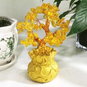 Árbol de Feng Shui de Cristal Natural Hecho a Mano, Árbol Bonsái de Piedras Preciosas para la Fortuna y la Riqueza, Precio de Fábrica, para Decoración - Product Image 6