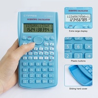 Calculatrice scientifique portable puissante avec calendrier, affichage ABS 10+2 chiffres pour les examens de mathématiques du collège et du lycée