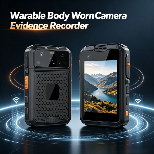 4G LTE AI Body Worn Camera Face Recognition GPS Live Streaming H.265 Night Vision Cloud Platform API/SDK OEM ODM Solution