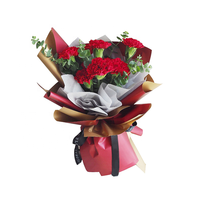 Bouquet de fleurs Style coréen, papier d'emballage imperméable mat double face, vente en gros, livraison gratuite