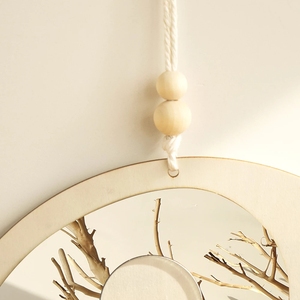 <span class=keywords><strong>Miroir</strong></span> mural en bois Yin & Yang <span class=keywords><strong>Feng</strong></span> <span class=keywords><strong>Shui</strong></span> pour salon, décoration d'intérieur, nouvelle collection - Product Image 3