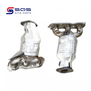 Collecteur <span class=keywords><strong>d</strong></span>'échappement catalytique SQS OEM/ODM pour Mitsubishi Outlander, Peugeot, Citroën C-CROSSER 3.0V6 - Product Image 2