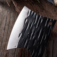Prix de gros forgé à la main Viking métal cuisine couperet couteau tranchant couperet pour la viande et l'os pour le camping BBQ