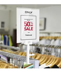 Scheda sconto cartellino prezzo-Clip pubblicitaria POP per promozioni Mid-Island nei negozi al dettaglio - Product Image 2