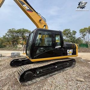Excavatrice Caterpillar 313D d'occasion, 13 tonnes, godet de 0,52 m³, marque japonaise, excavatrice à chenilles d'origine, faible nombre d'heures, certifiée CE - Product Image 6