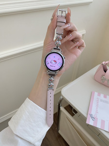 <span class=keywords><strong>Huawei</strong></span> Band pour <span class=keywords><strong>Huawei</strong></span> GT6 5 4 Bracelet en cuir Bracelet de montre Smile Face Bracelet de montre de mode pour <span class=keywords><strong>Huawei</strong></span> GT6 5 4 - Product Image 3