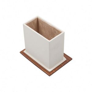 Luxury 11 Pcs Leather & Wooden <b>Desk</b> Set with Double Document Tray <b>Desk</b> Accessories Office Organizer Office Accessories <b>Desk</b> <b>Pad</b> - Product Image 6