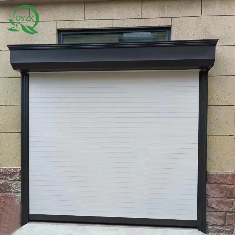 Commande automatique/manuelle de bonne qualité porte de garage en aluminium enroulable porte à volet roulant