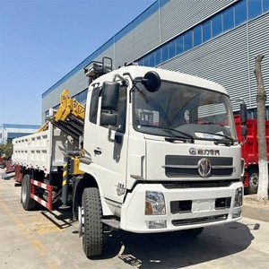 รถเครนติดรถบรรทุก Dongfeng 4x2 8 ตัน แบบ Knuckle Boom Crane ราคาโรงงาน ขาย - Product Image 1