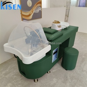 KISEN Multifunctional Professional Hair Washing Massage Chair Shampoo Bed Spa Head Water Therapy Shampoo Bed with Steamer - Product Image 6