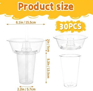 Nouveau design : Bols à poulet frit 700 ml, Tasses à thé au lait 360 ml, Plateaux à salade de fruits, Contenants à pop-corn à emporter - Product Image 2