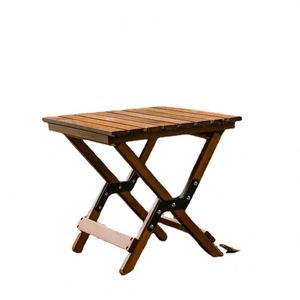 Portable Contemporary Solid Wood Beech Metal Frame <b>Folding</b> Chair Stool-Durable Lightweight Camping Beach Fishing School Outdoor - Product Image 6