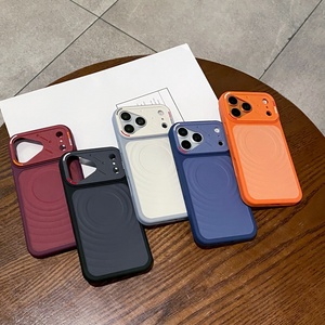 Funda Magnética Mate con Textura de Ondas de Agua de Lujo para iPhone 17 12 13 14 15 16 Pro Max, Carga Inalámbrica, Antigolpes - Product Image 2