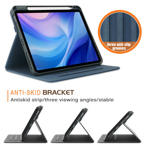 Lujo negocios tres ángulos de visión Wake/Sleep Funtion TPU + PU Funda de cuero para tableta para <span class=keywords><strong>iPad</strong></span> <span class=keywords><strong>Air</strong></span> 11 2024/<span class=keywords><strong>Air</strong></span> 4 10,9 2020 /<span class=keywords><strong>Air</strong></span> 5 - Product Image 6