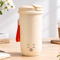 Bouilloire Électrique Portable Mini 350ml en Acier Inoxydable 350W à Arrêt Automatique avec Contrôle de Température – Modèle Exclusif