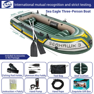 INTEX 68347 <span class=keywords><strong>Seahawk</strong></span>, Bote Inflable para 2 Personas, Serie Deportiva para Pesca en Agua, Bote Inflable Portátil y Plegable, Kayak Inflable - Product Image 4