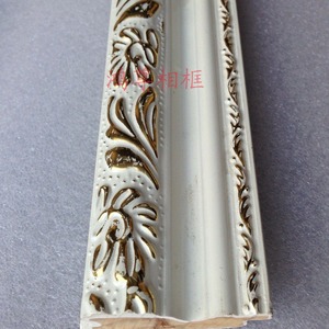 European Style Decorative <b>Frame</b> Strip 306 Platinum Solid Wood Moldings Durable Edge Trim Molding - Product Image 1