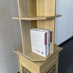 Tùy Chỉnh Cửa Hàng Miễn Phí Thường Vụ Xoay <span class=keywords><strong>Mdf</strong></span> Bằng Gỗ Truyện Tranh Cuốn Sách Hiển Thị Kệ Đứng - Product Image 5