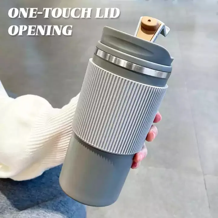 Stainless Steel Thermos Cup Coffee Mug Milk Tea Mini Insulated Mug Travel Vacuum Flasks Kids Cartoon Hot Water Bottle