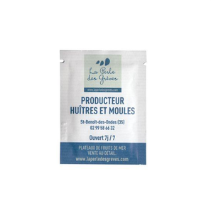 Lingettes humides pour les <span class=keywords><strong>mains</strong></span>, emballées individuellement, pour la restauration rapide, dans un emballage en <span class=keywords><strong>papier</strong></span> biodégradable - Product Image 3