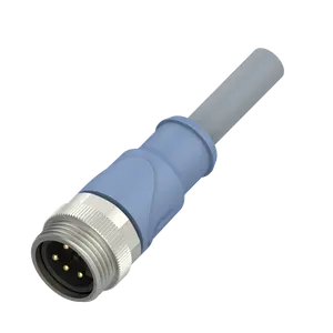 NMEA2000 7/8 Overmould Electrical Cable Connector with Male Female for Devicenet IP67 Blue Industrial Control Products IEC