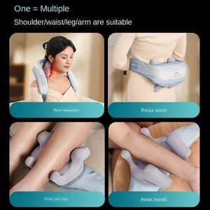 Masajeador Cervical, Masajeador de Hombros y Cuello, Masajeador de Cintura y Espalda, Masajeador de Cuello y Hombros con Función de Amasamiento, Almohadilla Fuerte para la Columna Vertebral - Product Image 4