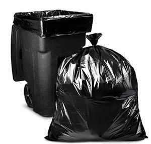 High Quality Polyethylene Refuse <b>Sacks</b> Heavy Duty <b>Black</b> Garbage Bag 8 13 33 40 50 65 95 Gallon for Industrial Trash - Product Image 4