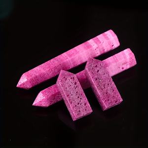 Prix d'usine en gros, style bohème, cristal de rubis naturel poli, tour de cristal pour décoration d'intérieur unique et cadeaux de vacances - Product Image 4