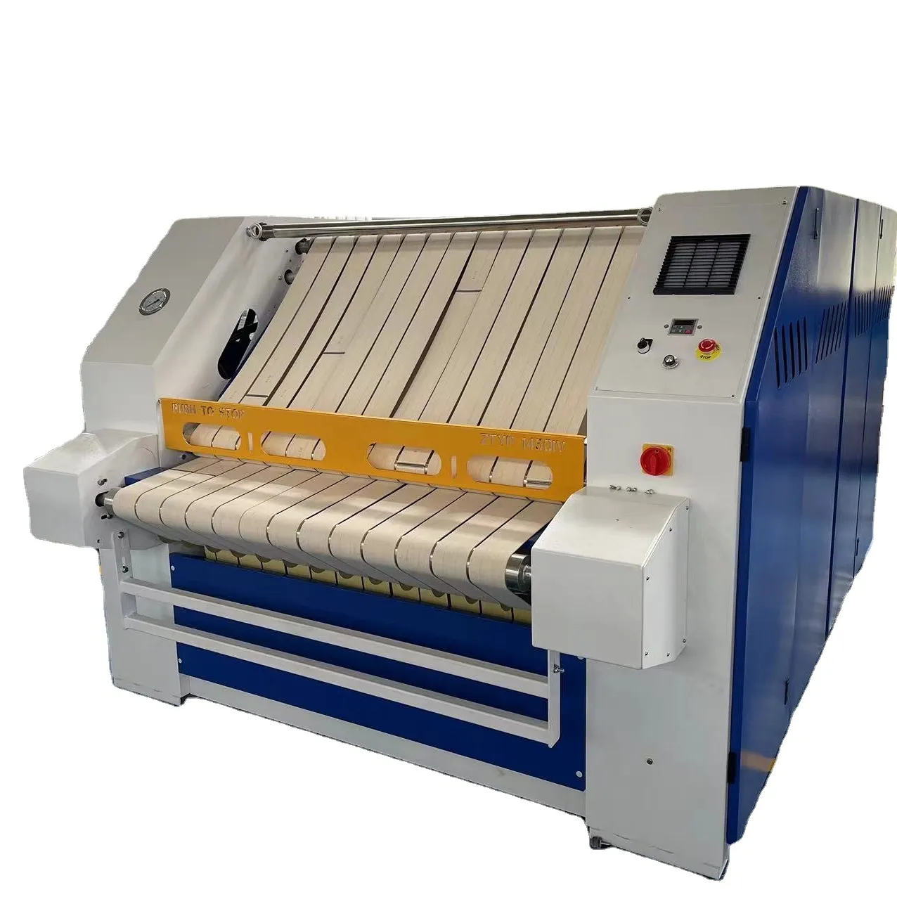 HOOP mesin setrika komersial profesional pengering cuci industri khusus untuk seprai sarung bantal Rumah Sakit digunakan roller 4-6