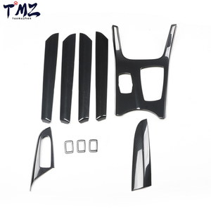 Aksesoris kendaraan setir kanan dengan panel navigasi motif serat karbon hitam untuk dekorasi interior BMW X3 F25 X4 - Product Image 2